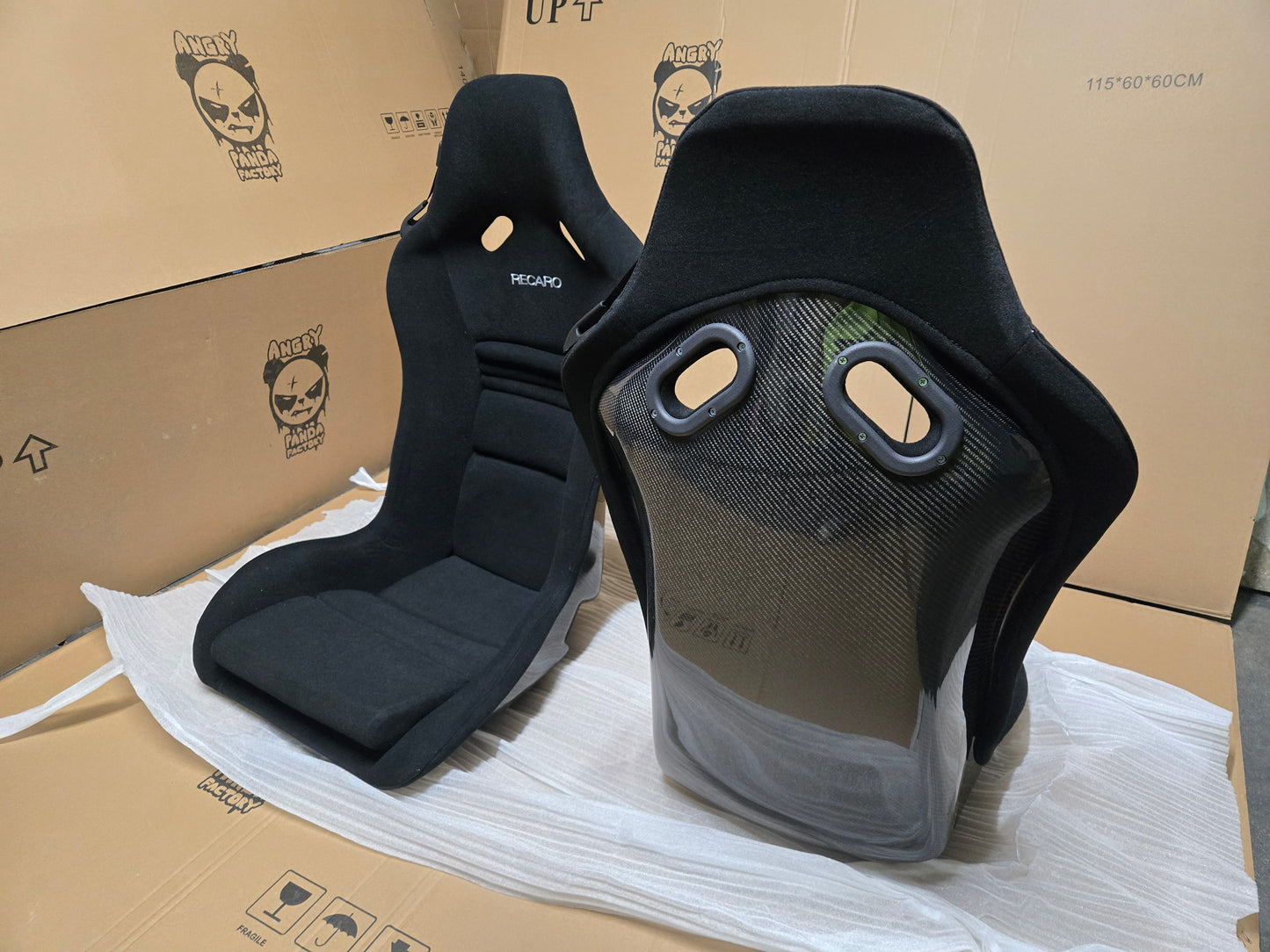 Mazda FD RX7 FD3S Carbon-Kevlar OEM style bucket seats