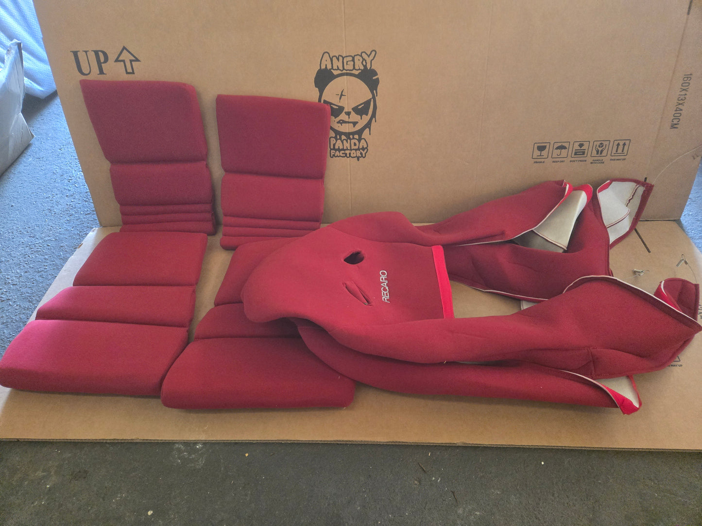 Mazda FD RX7 FD3S RECARO Replica Seat covers (1 pair of seat covers + cushions)