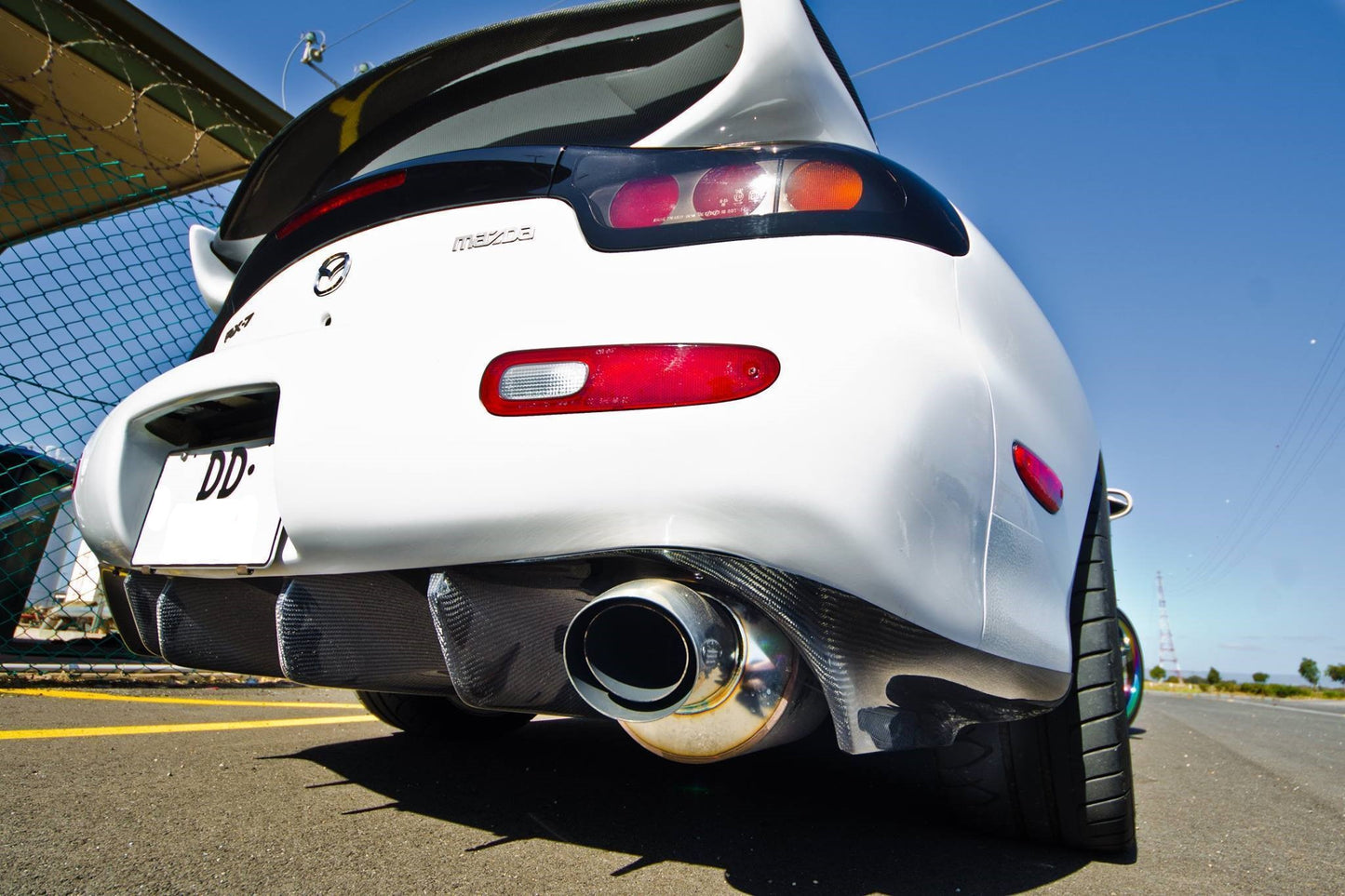 Mazda FD3S APF Carbon Fiber Rear Diffuser (Type R1)