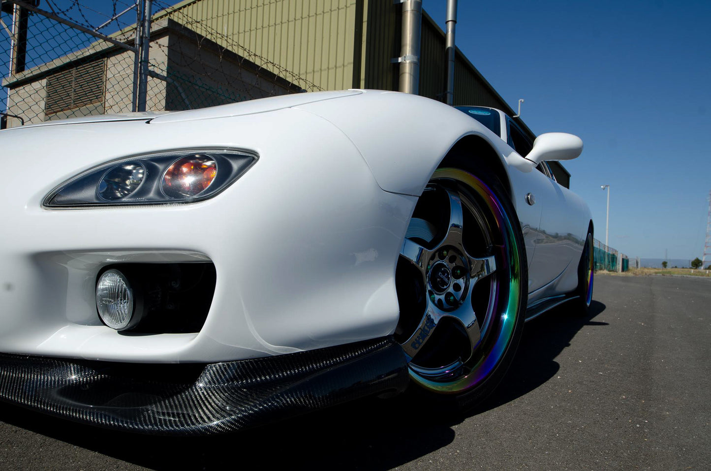 Mazda FD RX7 FD3S Carbon Fiber Side skirt (type F)