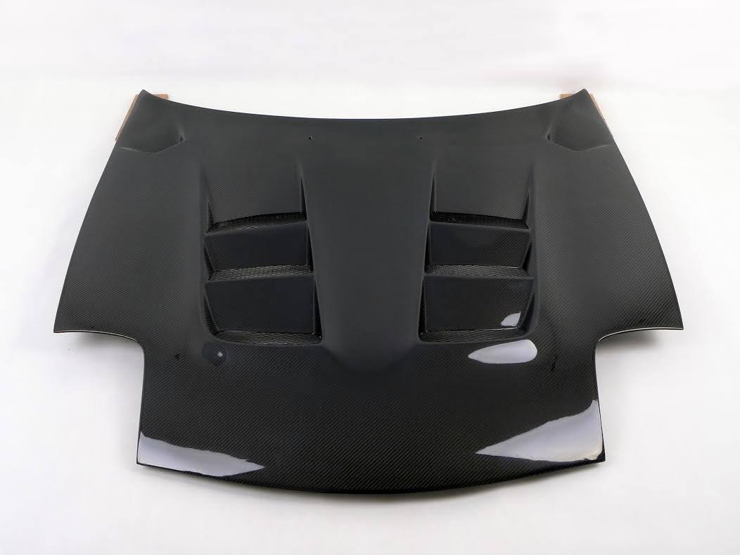 Mazda RX7 FD3S Carbon Fiber Vented Hood (Type R1 AD9)