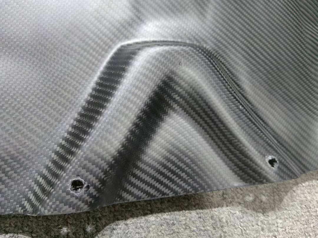 Mazda RX7 FD3S Dry Carbon Fiber Vented Hood (Type R1 AD9)