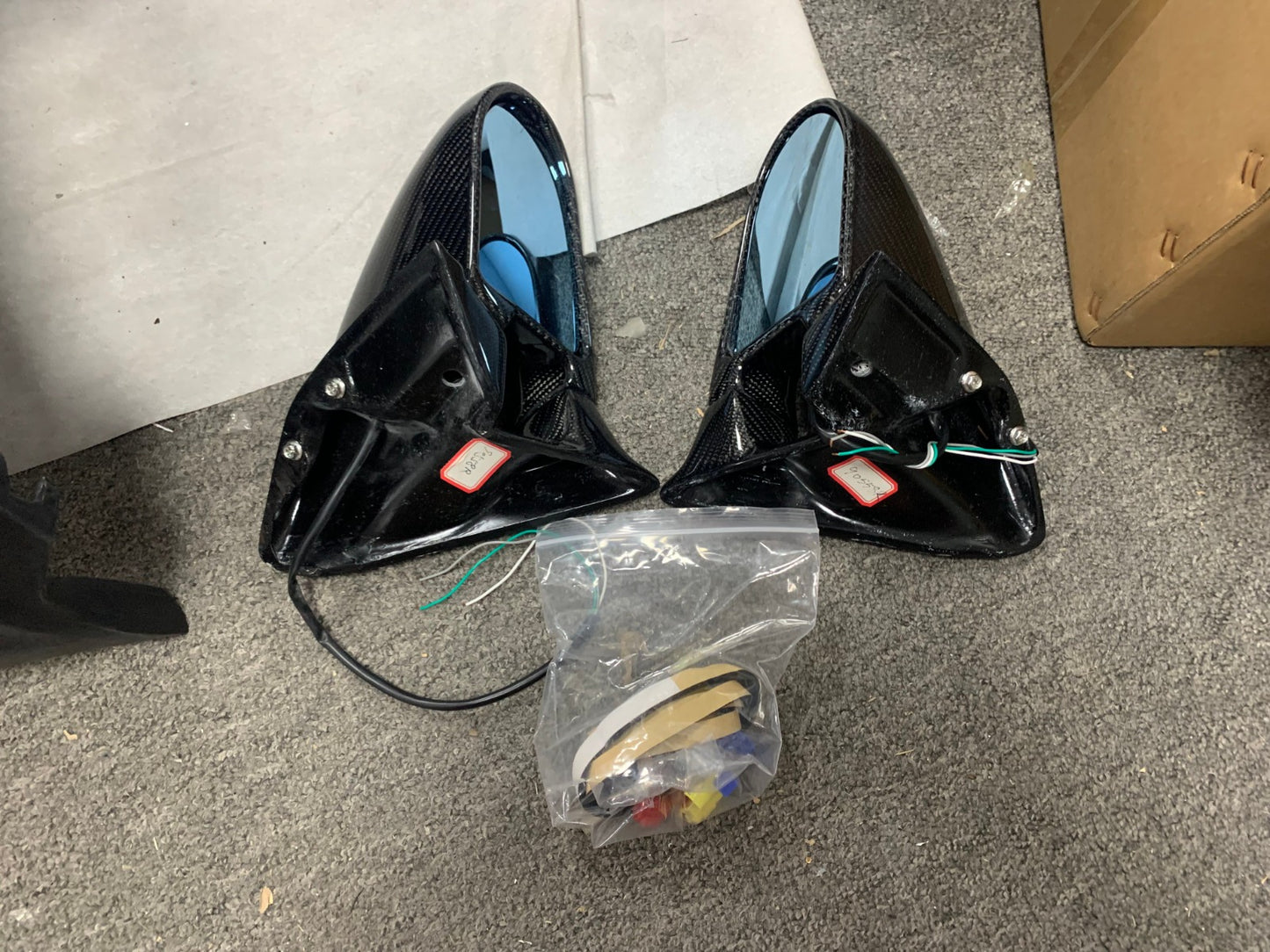 MAZDA RX7 FD3S AERO Style Carbon Fiber Side Mirrors RHD