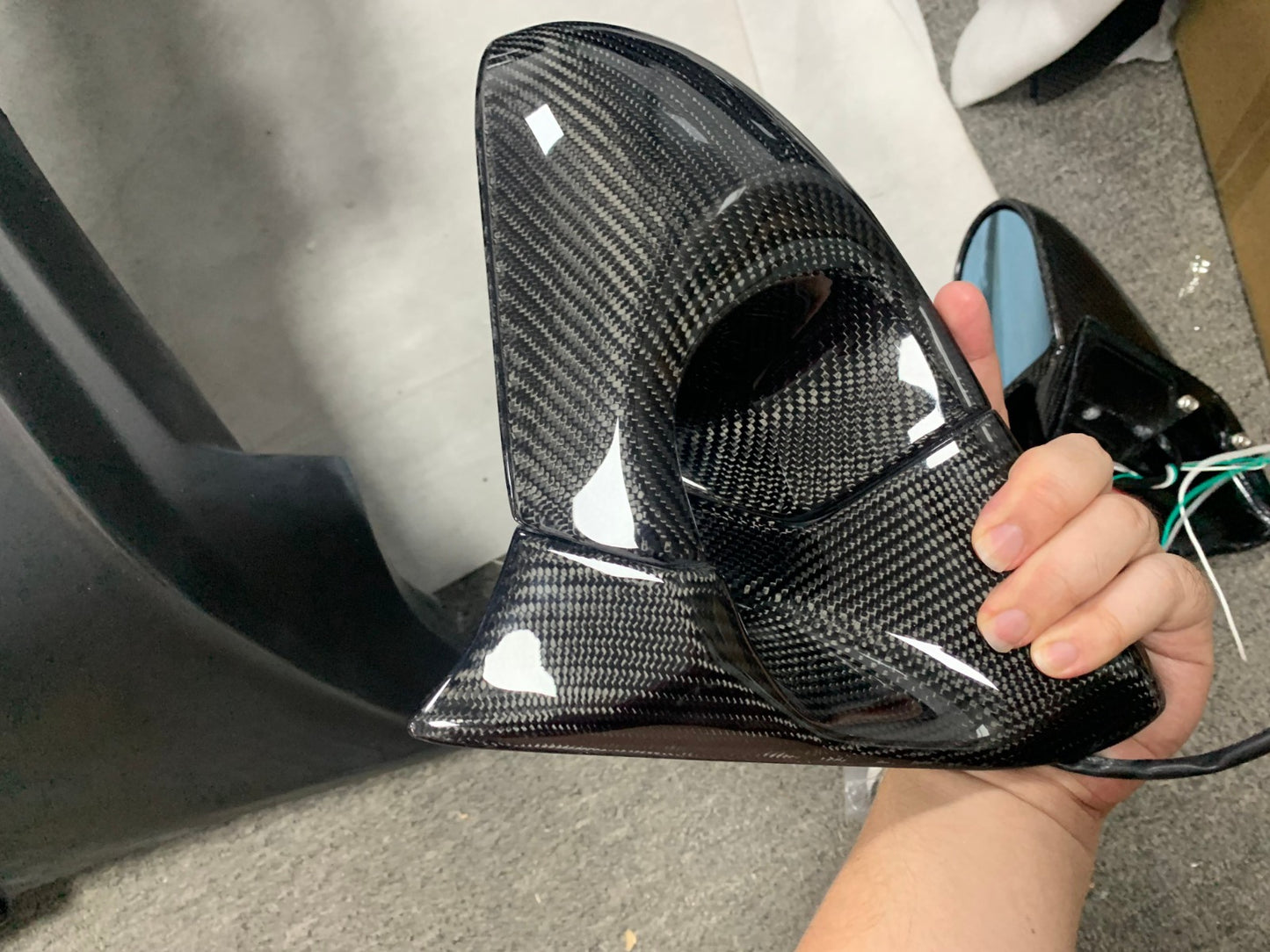 MAZDA RX7 FD3S AERO Style Carbon Fiber Side Mirrors RHD