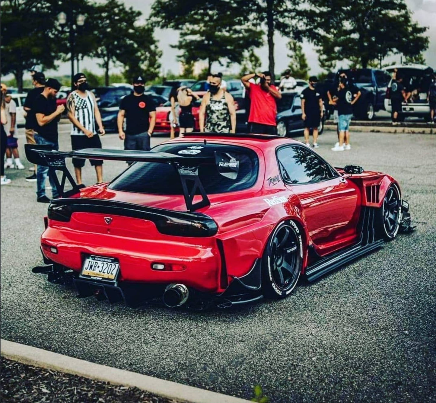 Mazda FD3S APF Carbon Fiber Rear Diffuser (Type R2)
