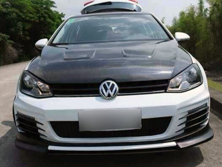 VW GOLF MK7 R/GTI APF1 Style Carbon Fiber Hood