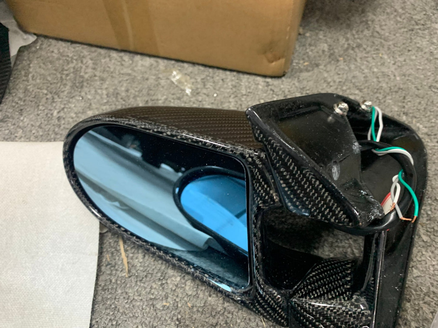 MAZDA RX7 FD3S AERO Style Carbon Fiber Side Mirrors RHD