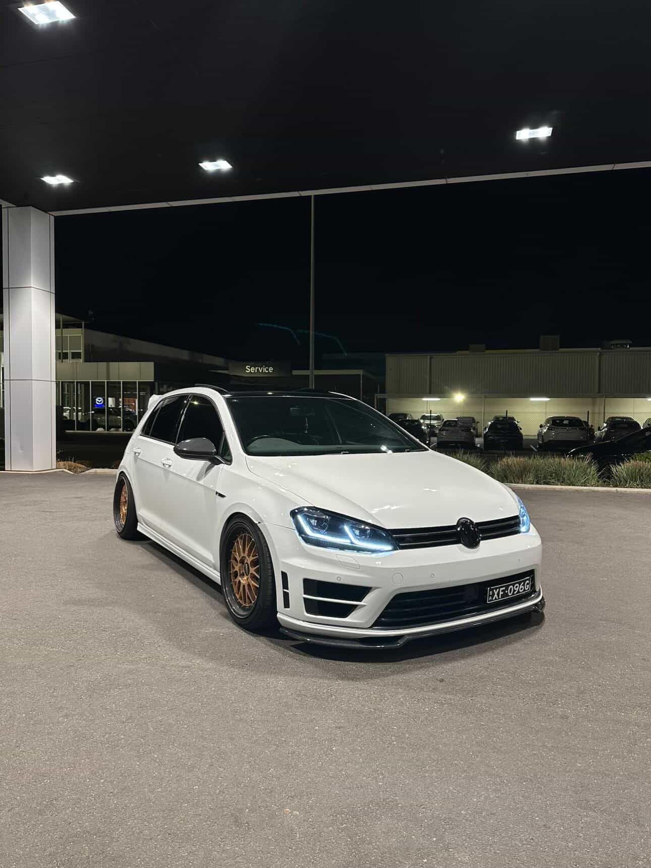 RIEGER STYLE CARBON FIBER FRONT MK7 R
