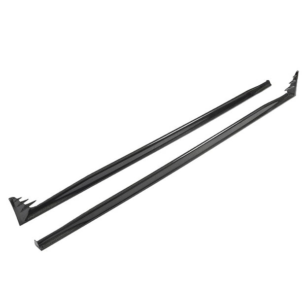 VW GOLF MK8 GTI APF Style Carbon Fiber side skirts