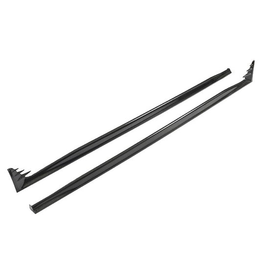 VW GOLF MK8 GTI APF Style Carbon Fiber side skirts