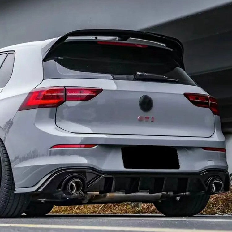 VW GOLF MK8 GTI OEM Style Carbon Fiber Rear Diffuser