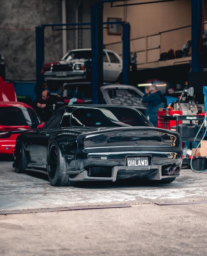 マツダ RX7 たくまし RX-7 ロータリーエンジン スウェット パンツ